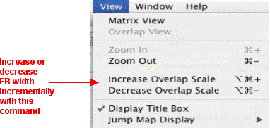 adjust scale from menu